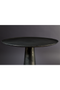 Round Silver Pedestal End Table | Dutchbone Brute | DutchFurniture.com
