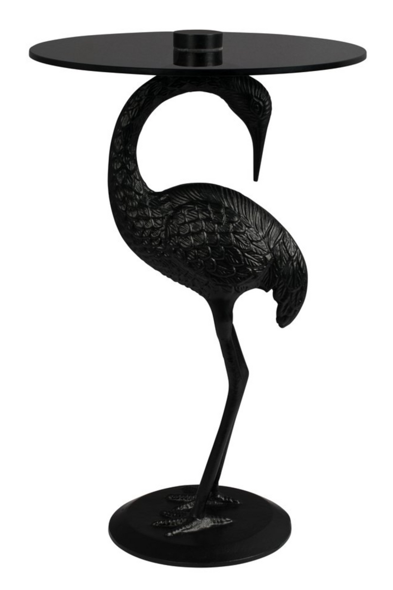 Black Crane Bird End Table | Dutchbone Crane | DutchFurniture.com