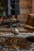 Gold Crane Bird End Table | Dutchbone Crane | DutchFurniture.com