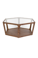 Glass Hexagon Coffee Table | Dutchbone Sita | DutchFurniture.com