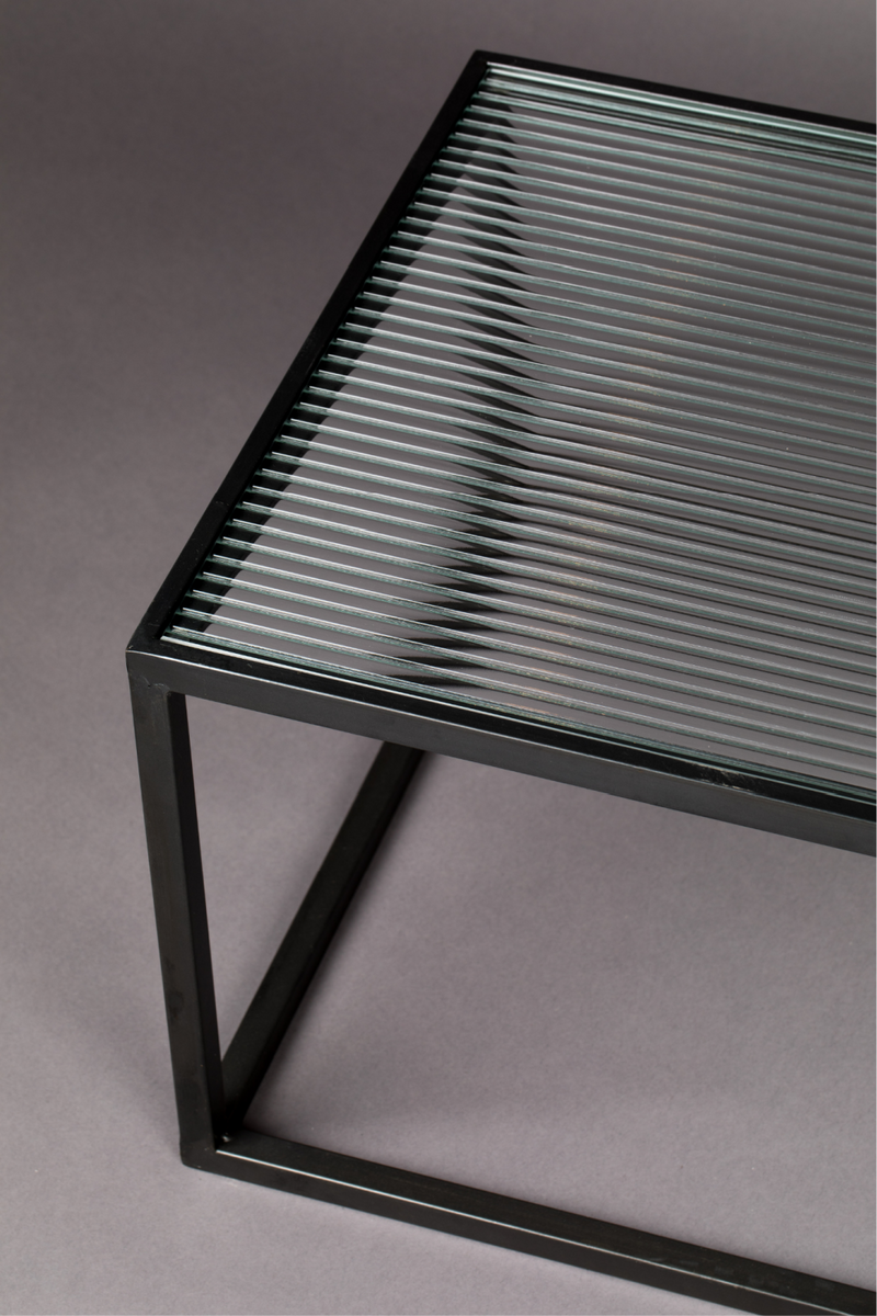 Square Glass Nesting Coffee Table Set | Dutchbone Boli | DutchFurniture.com