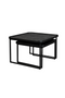 Square Black Nesting Coffee Tables (2) | Dutchbone Winston | Dutchfurniture.com