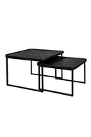 Square Black Nesting Coffee Tables (2) | Dutchbone Winston | Dutchfurniture.com