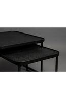 Square Black Nesting Coffee Tables (2) | Dutchbone Winston | Dutchfurniture.com