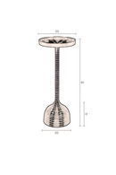 Aluminum Pedestal Side Table | Dutchbone Turner | Dutchfurniture.com