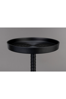 Black Aluminum Pedestal Side Table | Dutchbone Turner | Dutchfurniture.com