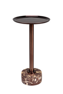 Brown Marble Side Table | Dutchbone Pose | Dutchfurniture.com