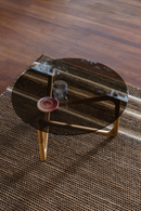 Round Glass Retro Coffee Table | Dutchbone Naia | Dutchfurniture.com