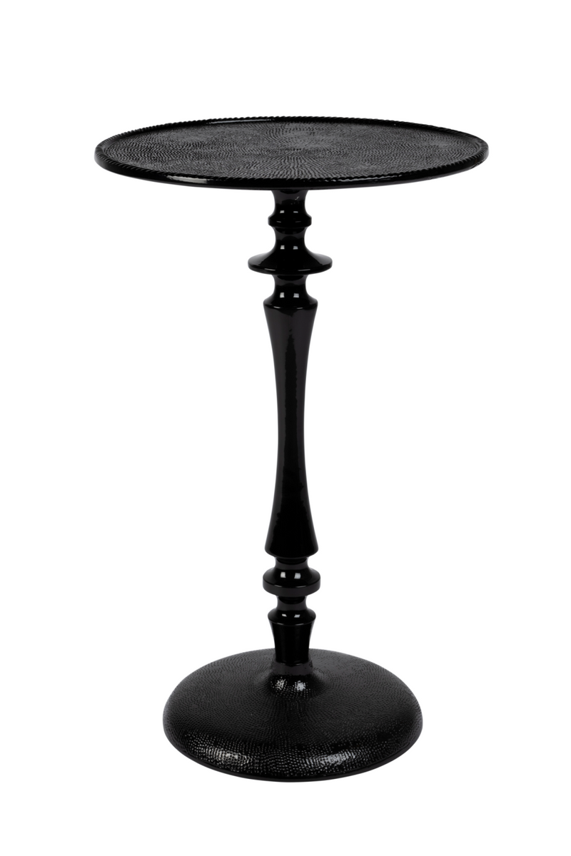 Black Pedestal Side Table | Dutchbone Odessa | Dutchfurniture.com
