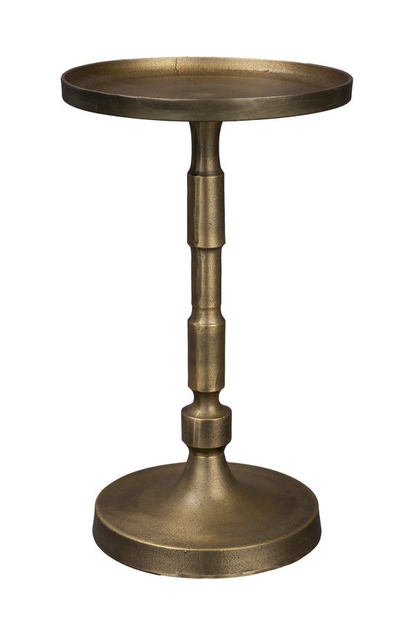 Aluminum Pedestal Side Table | Dutchbone Vinod | Dutchfurniture.com