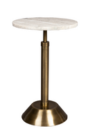 Gold Pedestal Side Table | Dutchbone Sana | Dutchfurniture.com
