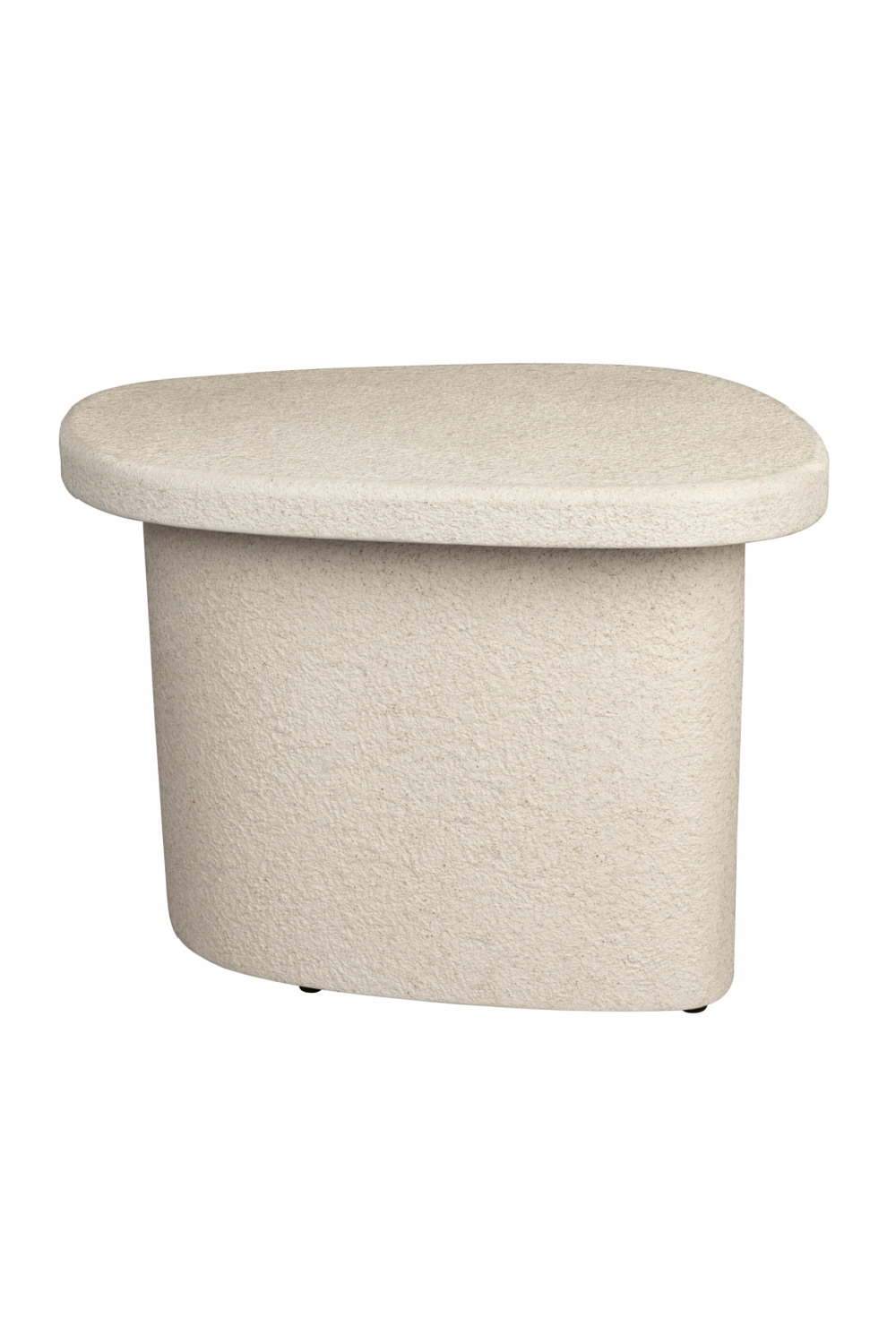 Organic-Shaped Beige Side Table | Dutchbone Veda | Dutchfurniture.com