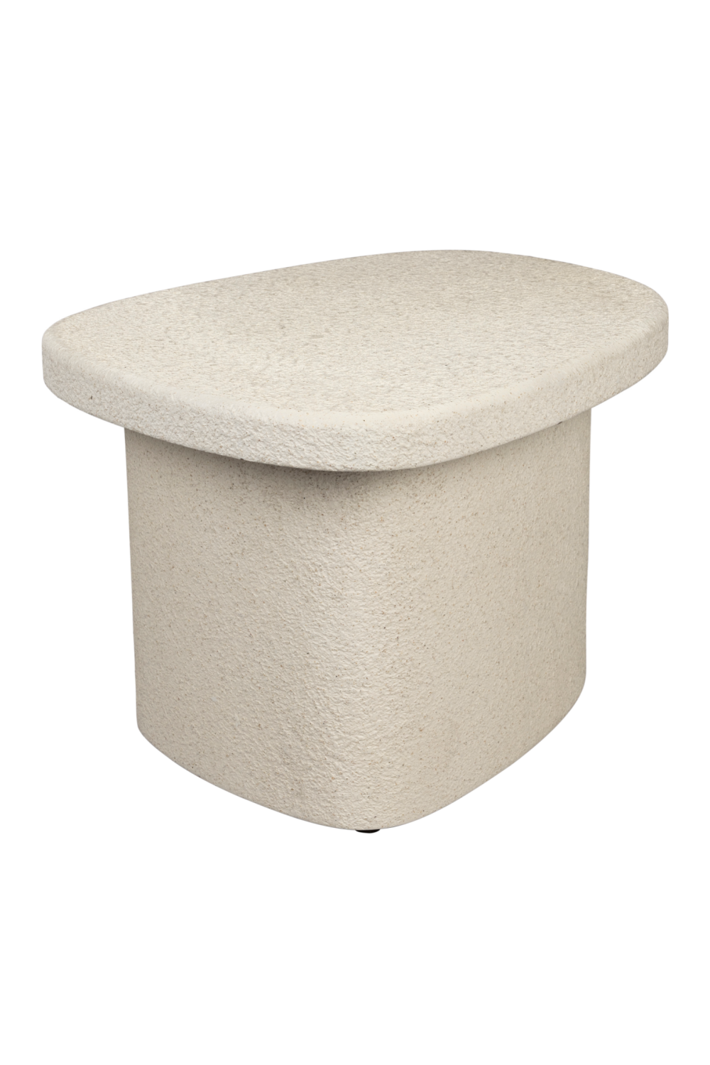 Organic-Shaped Beige Side Table | Dutchbone Veda | Dutchfurniture.com