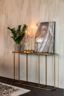 Gilded Modern Console Table | Dutchbone Zodiac | Dutchfurniture.com