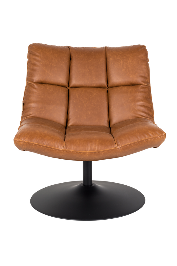 Brown Pedestal Accent Chair | Dutchbone Bar | Dutchfurniture.com