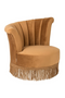 Golden Brown Fringe Accent Chair | Dutchbone Flair | Dutchfurniture.com