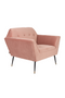 Velvet Upholstered Lounge Chair | Dutchbone Kate | Dutchfurniture.com