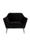 Velvet Upholstered Lounge Chair | Dutchbone Kate | Dutchfurniture.com