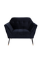 Velvet Upholstered Lounge Chair | Dutchbone Kate | Dutchfurniture.com