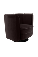 Black Velvet Accent Chair | Dutchbone Flower | Dutchfurniture.com