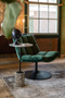 Green Pedestal Accent Chair | Dutchbone Bar | Dutchfurniture.com