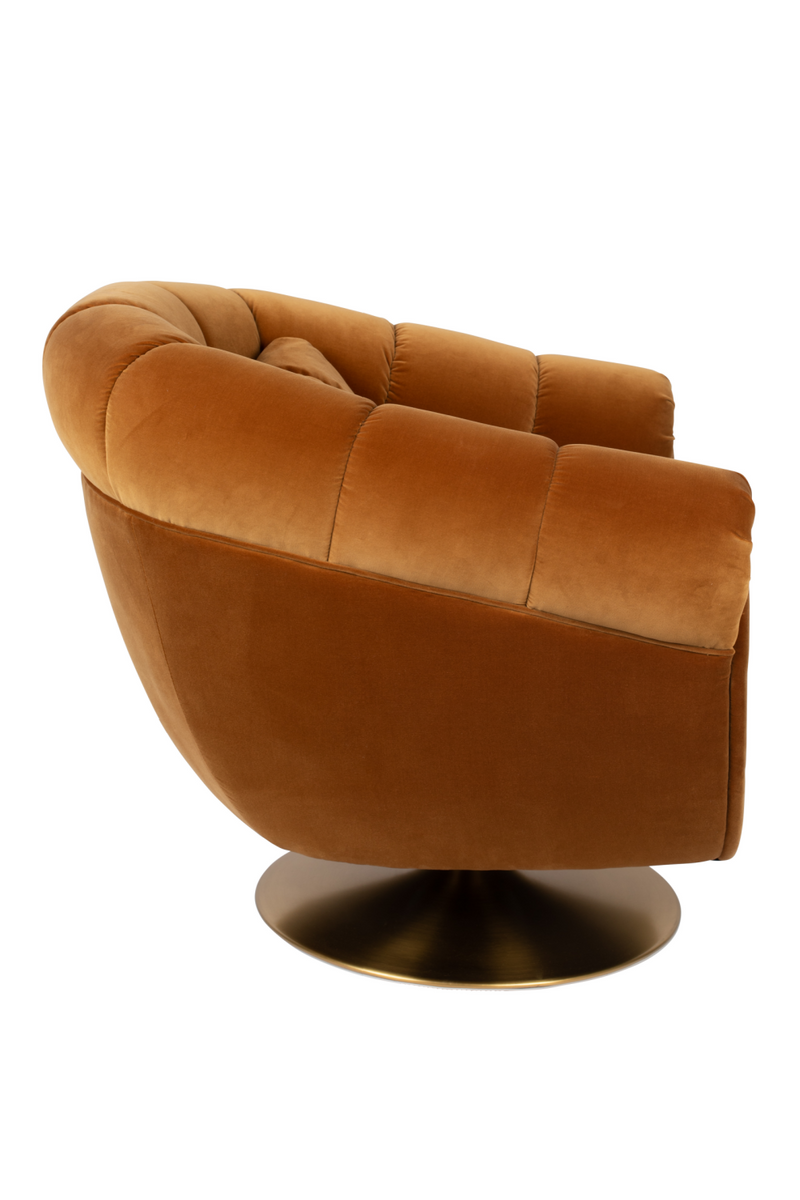 regiment Aanhoudend Afwijzen Camel Swivel Lounge Chair | Dutchbone Member | Dutch Furniture –  DUTCHFURNITURE.COM