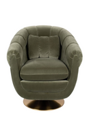 Green Swivel Lounge Chair | Dutchbone Member | Dutchfurniture.com