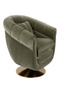 Green Swivel Lounge Chair | Dutchbone Member | Dutchfurniture.com