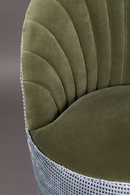 Green Scallop Accent Chair | Dutchbone Madison | Dutchfurniture.com