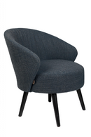 Modern Curved Lounge Chair | Dutchbone Waldo | Dutchfurniture.com