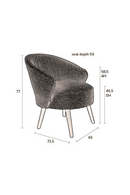 Modern Curved Lounge Chair | Dutchbone Waldo | Dutchfurniture.com