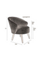 Modern Curved Lounge Chair | Dutchbone Waldo | Dutchfurniture.com