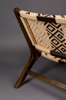 Tribal Pattern Lounge Chair | Dutchbone Landa | Dutchfurniture.com