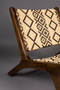 Tribal Pattern Lounge Chair | Dutchbone Landa | Dutchfurniture.com