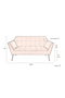 Pink Velvet 2-Seater Sofa | Dutchbone Kate | DutchFurniture.com