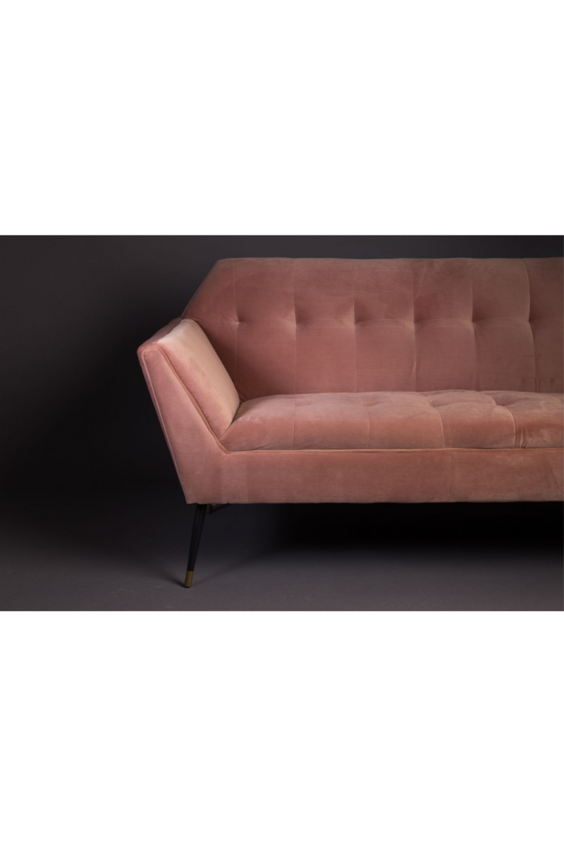 Pink Velvet 2-Seater Sofa | Dutchbone Kate | DutchFurniture.com