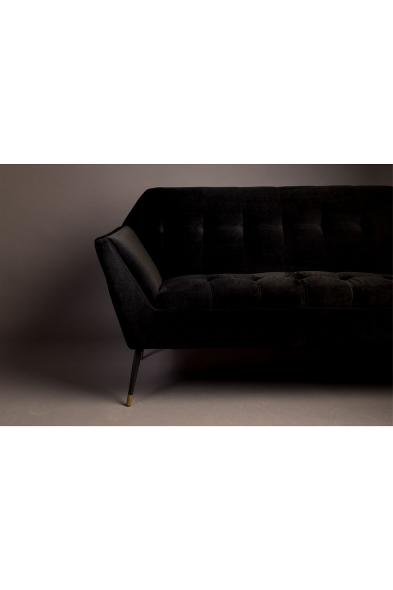 Black Velvet 2-Seater Sofa | Dutchbone Kate | DutchFurniture.com