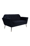 Deep Blue Velvet 2-Seater Sofa | Dutchbone Kate | DutchFurniture.com