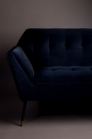 Deep Blue Velvet 2-Seater Sofa | Dutchbone Kate | DutchFurniture.com