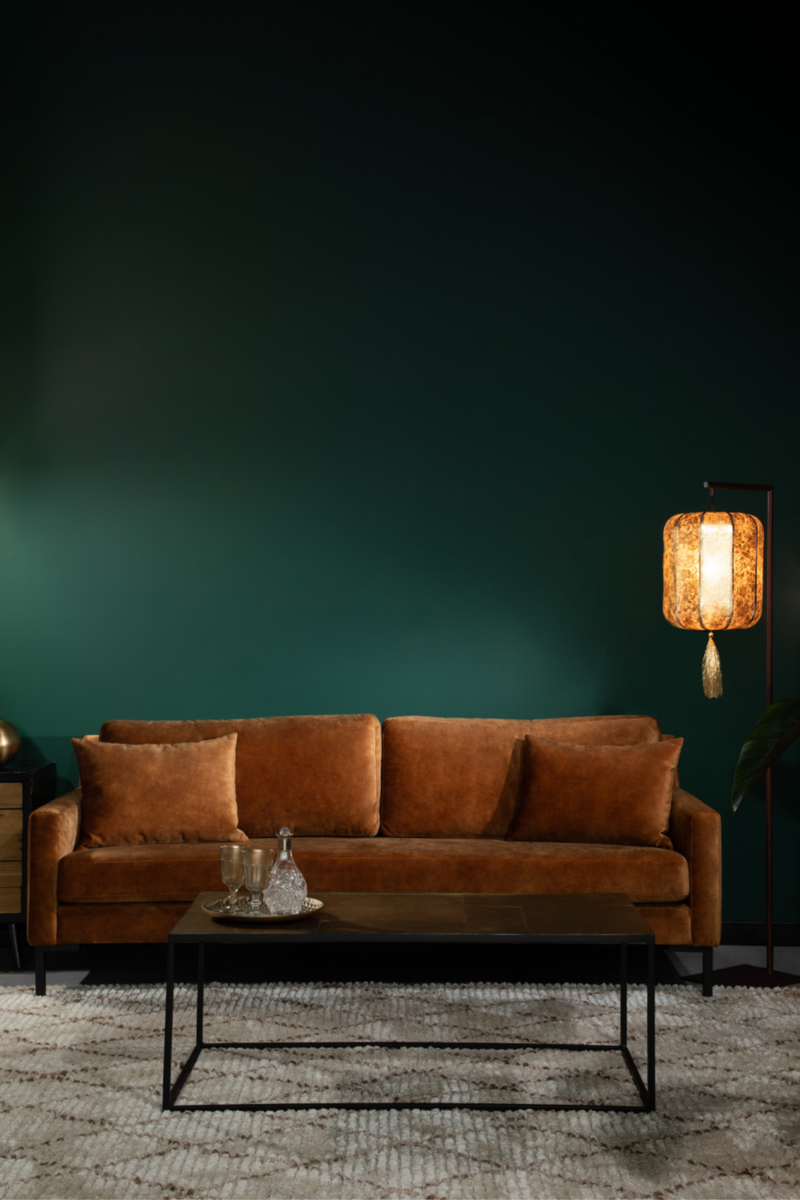 Th Vooruitgang gegevens Caramel Upholstered 3-Seater Sofa | Dutchbone Houda | Dutch Furniture –  DUTCHFURNITURE.COM