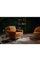 Caramel Upholstered 1-Seater Sofa | Dutchbone Houda | Dutchfurniture.com