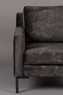 Dark Gray Upholstered 1-Seater Sofa | Dutchbone Houda | Dutchfurniture.com