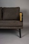 Rattan Backrest Upholstered Sofa | Dutchbone Manou | Dutchfurniture.com