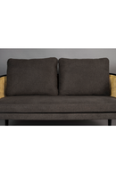 Rattan Backrest Upholstered Sofa | Dutchbone Manou | Dutchfurniture.com