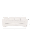 Modern Curved Sofa | Dutchbone Fernon | Dutchfurniture.com