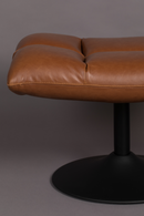 Brown Leather Ottoman | Dutchbone Bar | DutchFurniture.com