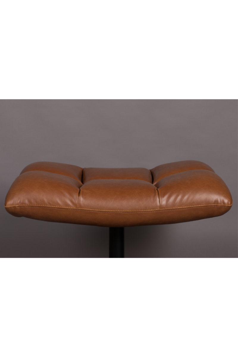 Brown Leather Ottoman | Dutchbone Bar | DutchFurniture.com