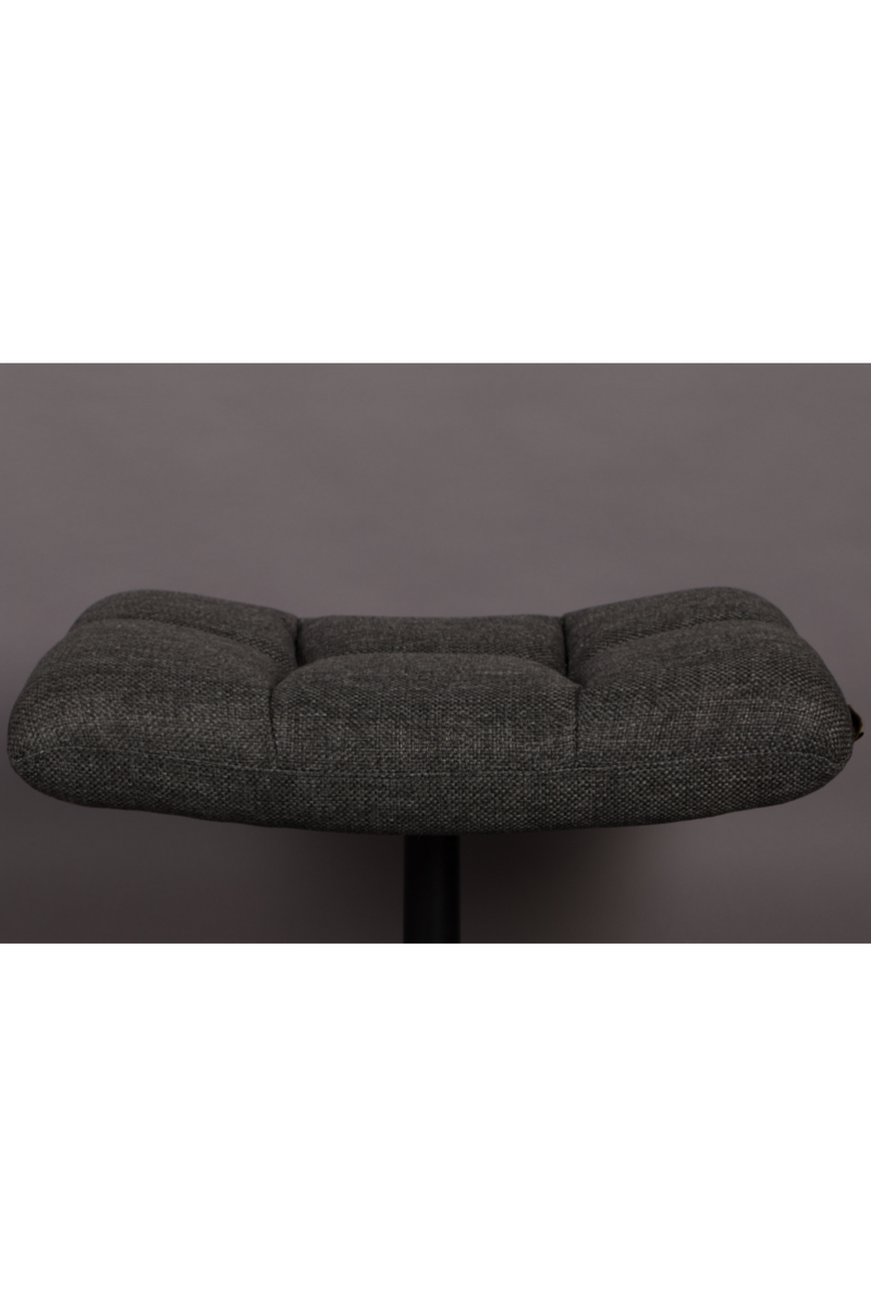 Dark Gray Upholstered Ottoman | Dutchbone Bar | Dutchfurniture.com