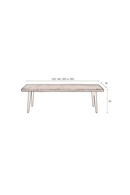 Walnut Dining Bench S | Dutchbone Alagon | DutchFurniture.com