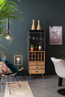 Wooden Wine Cabinet | Dutchbone Vino | DutchFurniture.com